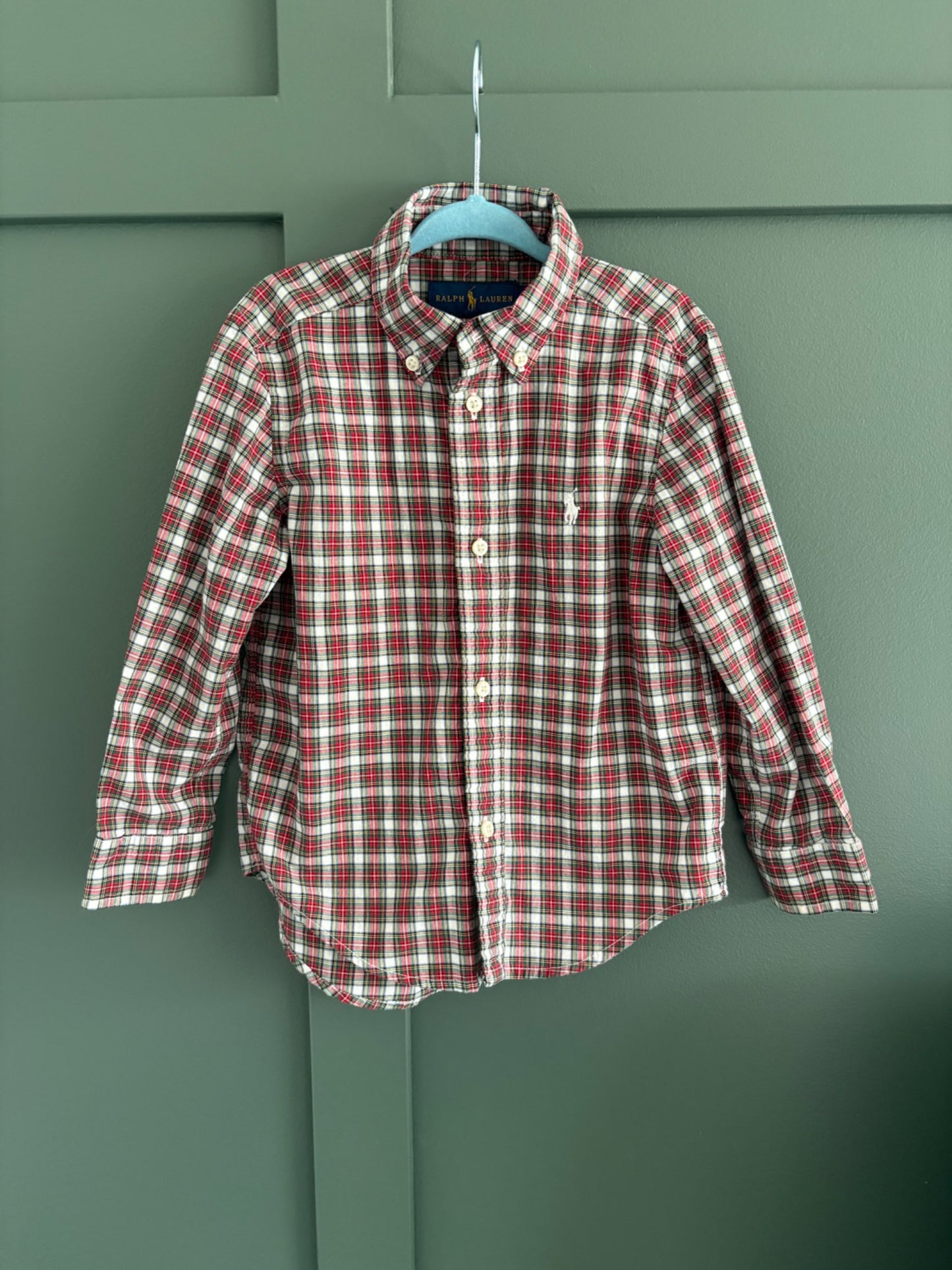 3T Ralph Lauren Collared Plaid shirt in Like-New condition! MSRP $65, Kids 3T