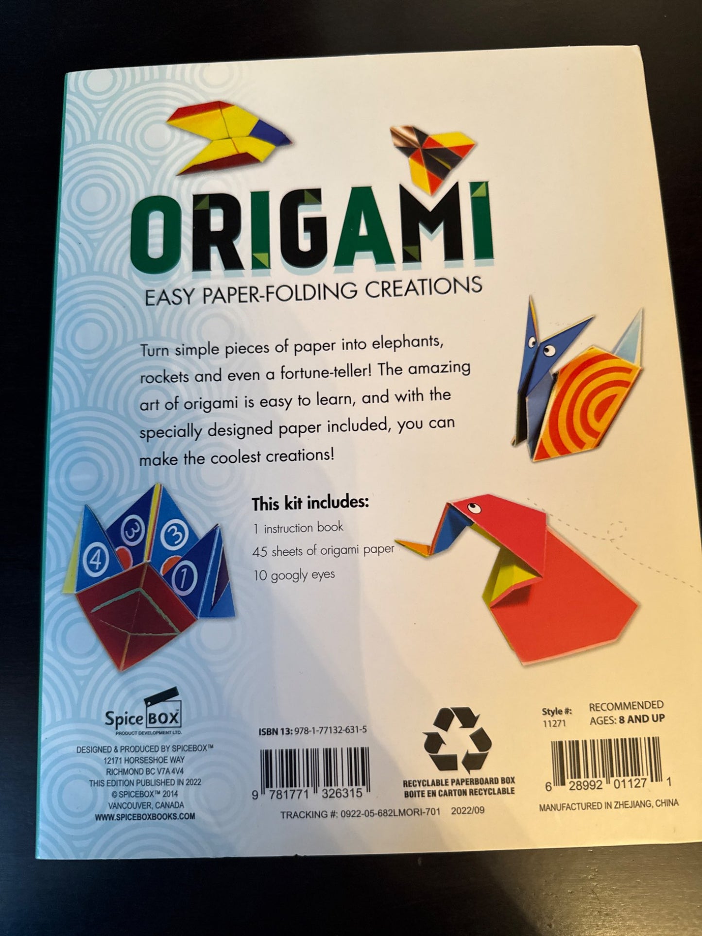 Spice box let’s make origami Age8+