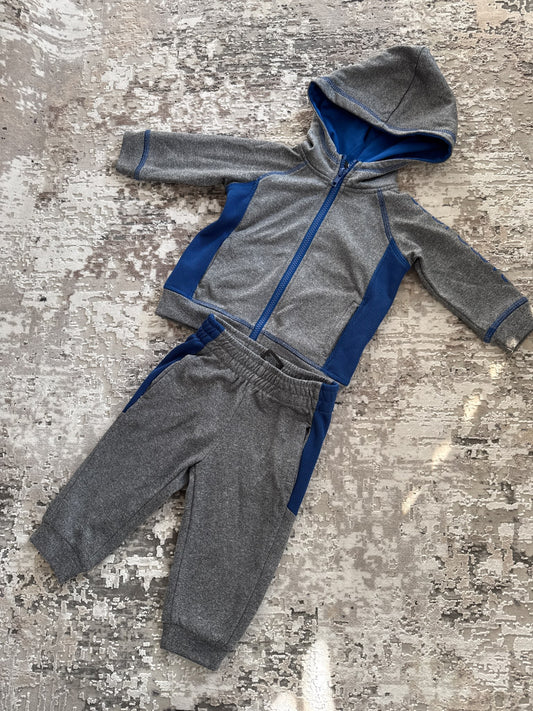 Body Glove size 12m grey& blue Track suit, Kids 12 Month (9-12M)