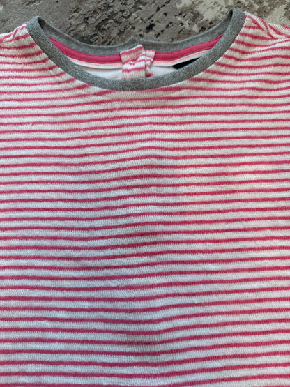 Tommy Hilfiger size 4-5 pink& white stripes shirt, Kids 4/4T