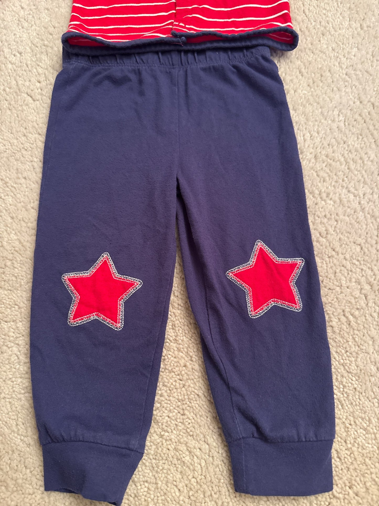 Tommy Hilfiger size 18 M red & navy 2PC set, Kids 18 Month (12-18M)