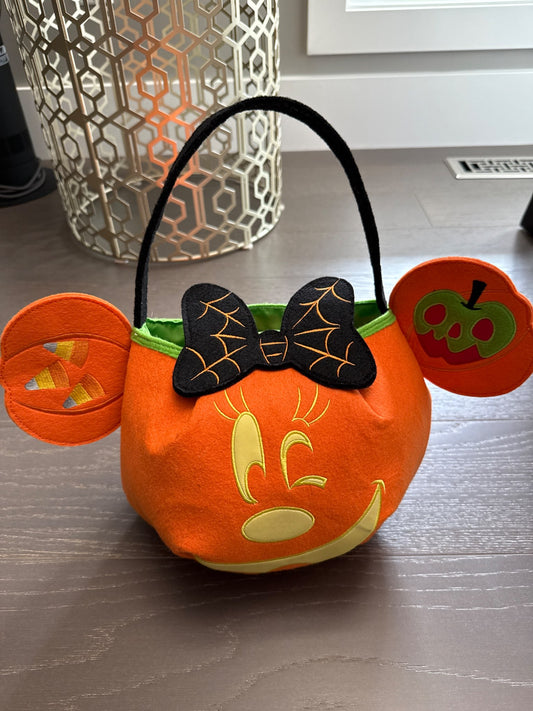 Disney Mini Mouse Halloween candy bucket