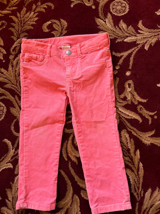 Gymboree size 18-24m pink corduroy pants , Kids 24 Month (18-24M)