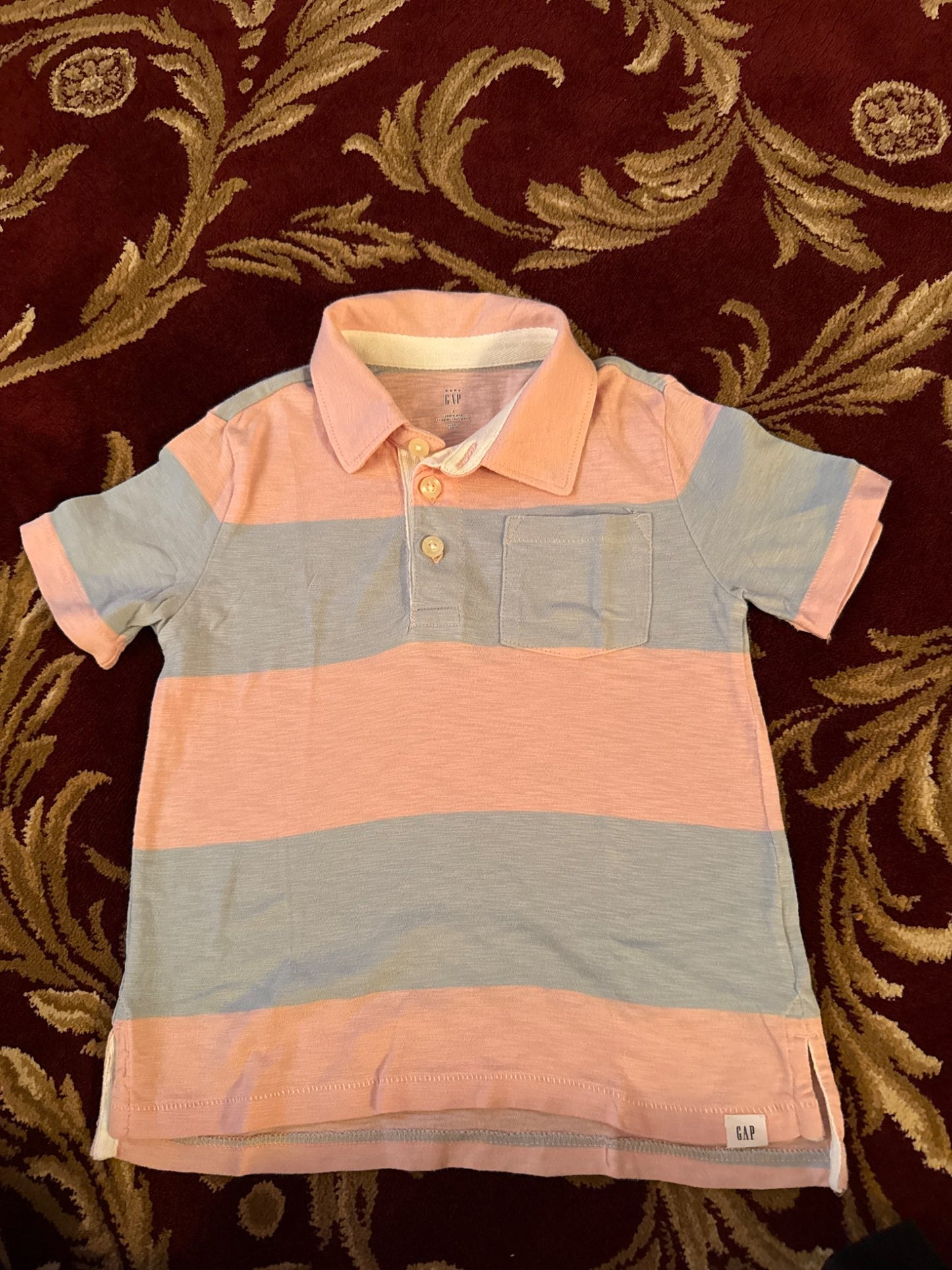 Gap size 2 pink grey shirt + grey pants , Kids 2T