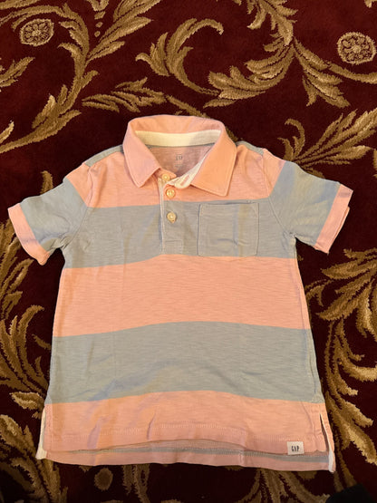 Gap size 2 pink grey shirt + grey pants , Kids 2T