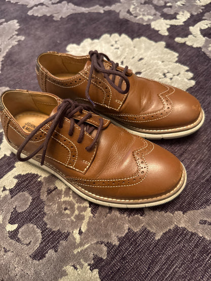 Johnston & Murphy size 13 tan dress shoes, Shoes 13 (Kids:4-8yr)