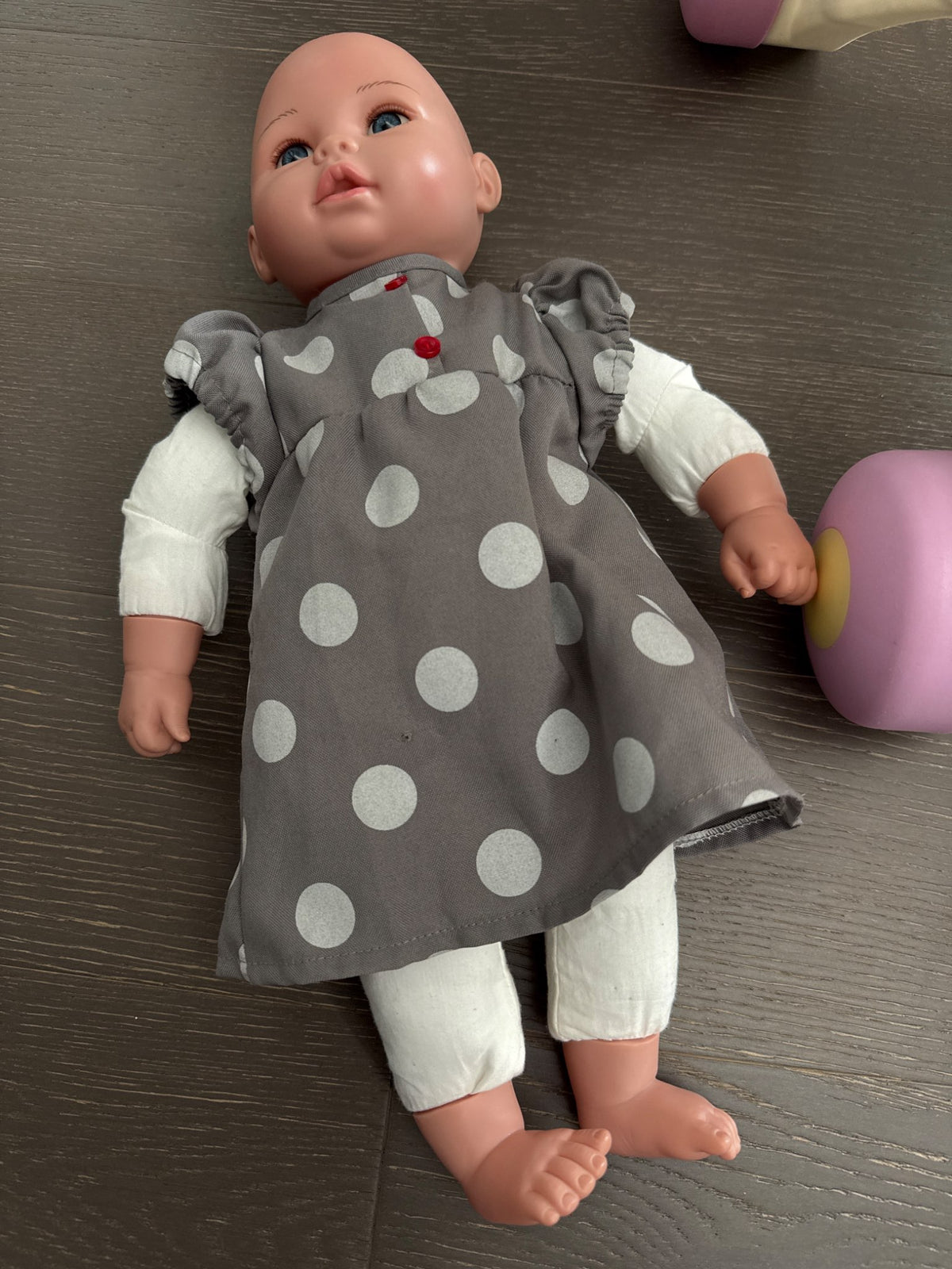 Fisher Price stroll along walker with a baby doll