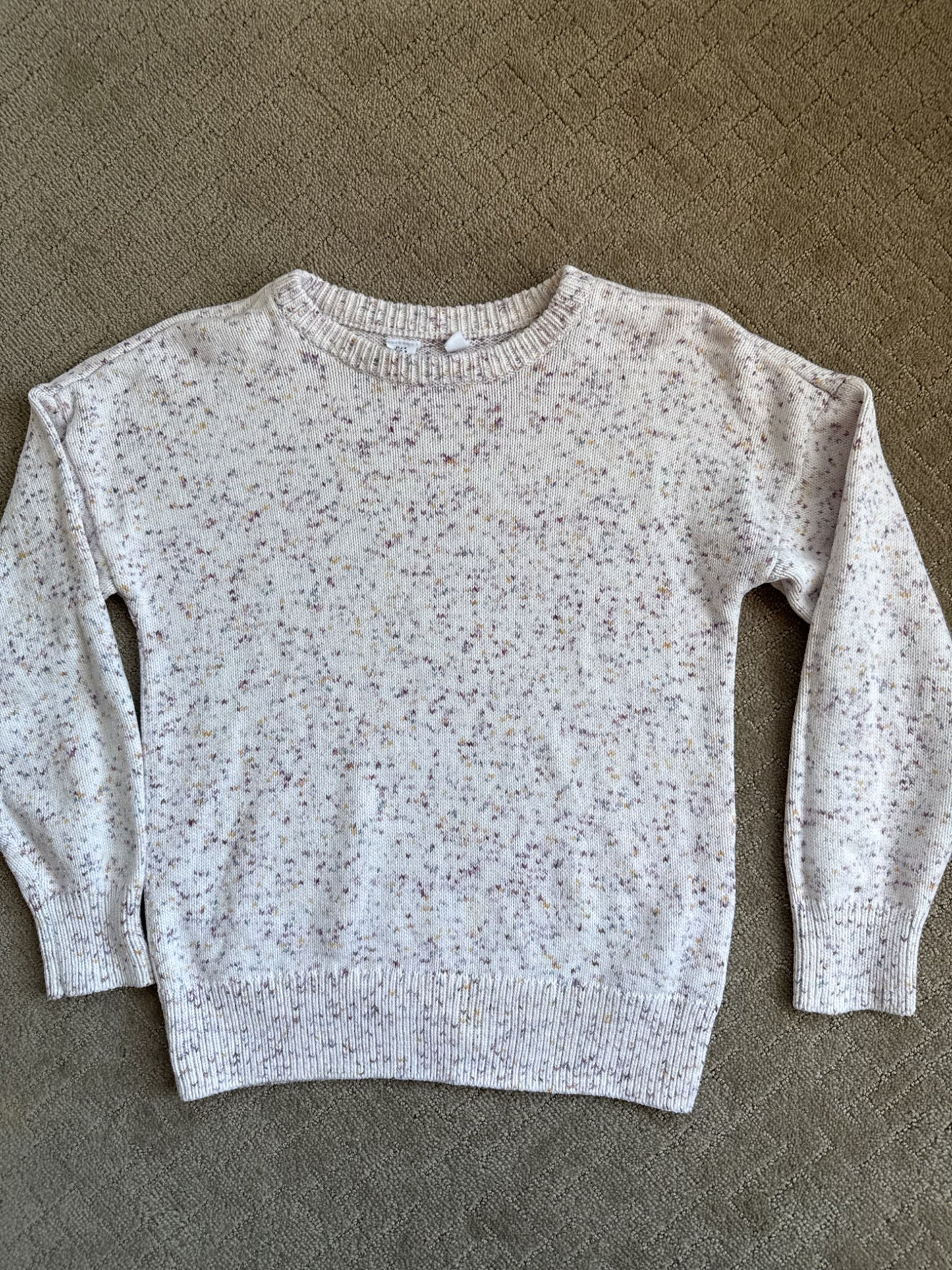 Gap kids size large cream multi  color sweater, Kids 14