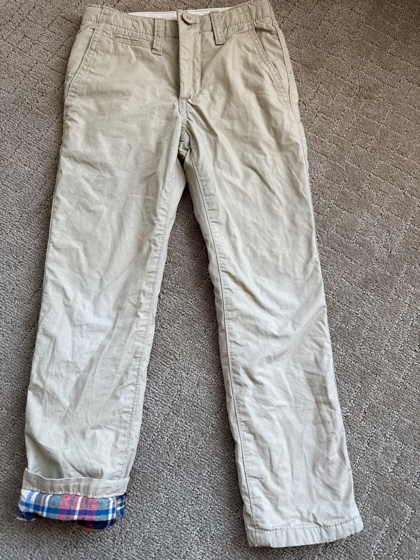 Gap kids size 6 beige double layer pants, Kids 6/6X