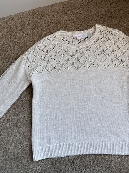 Children’s place size 14 cream gold sweater, Kids 14