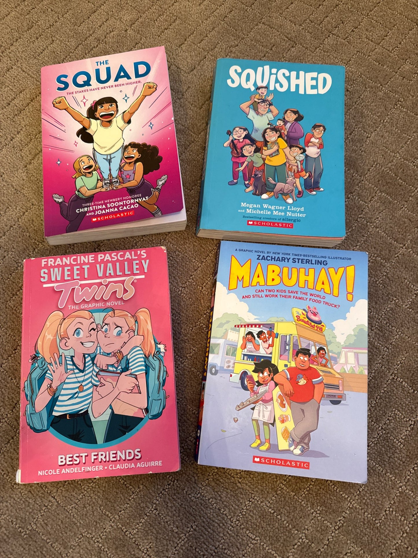 4 Graphic novels by scholastic & RH graphics