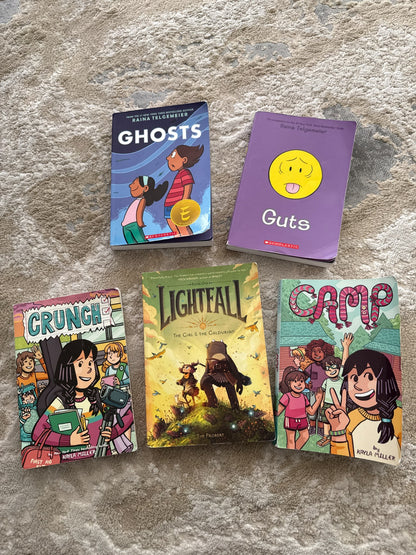5 soft cover Graphic novels with some popular titles