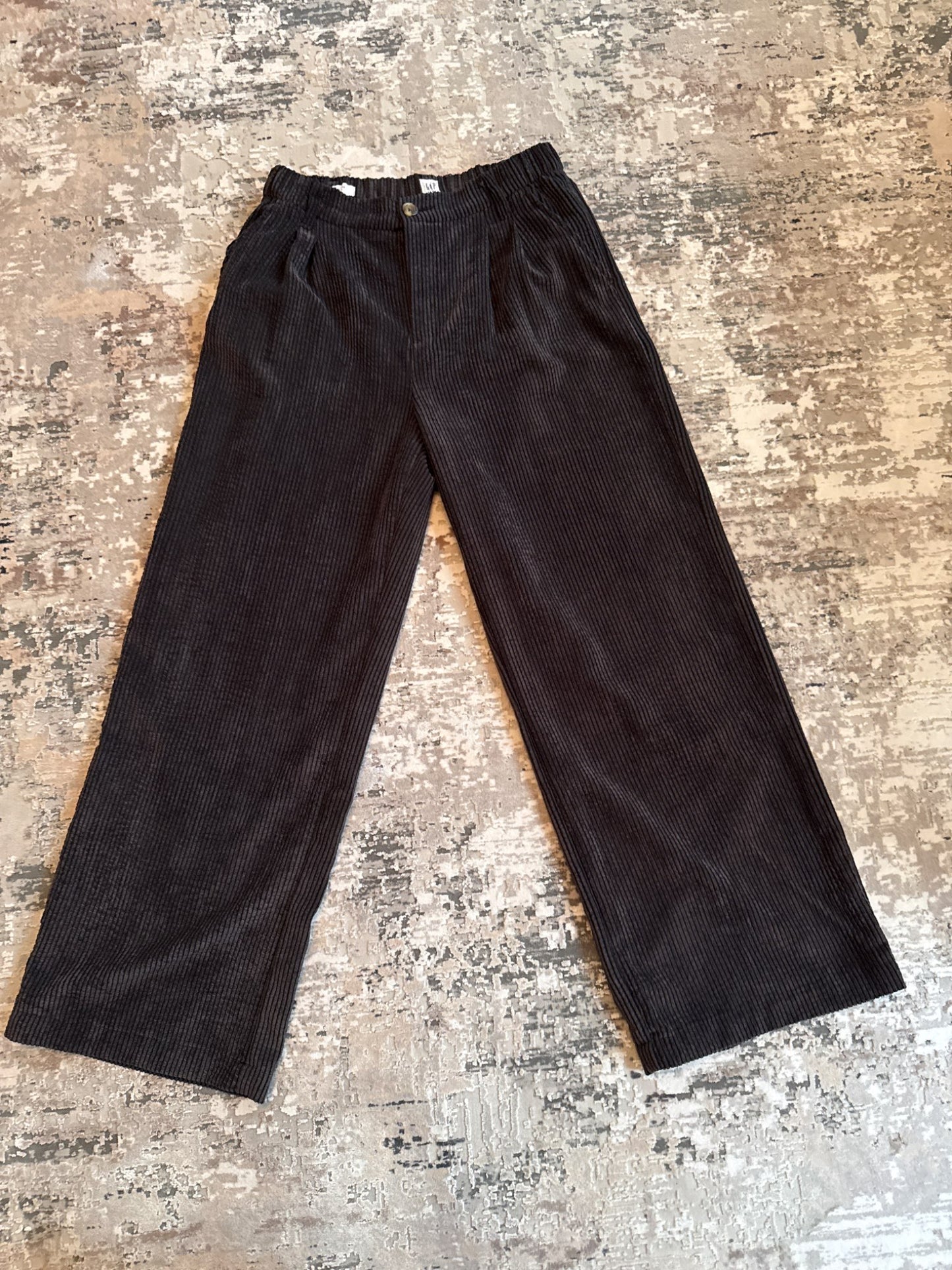 Gap kids size 14-16 black corduroy wide leg pants , Kids 14