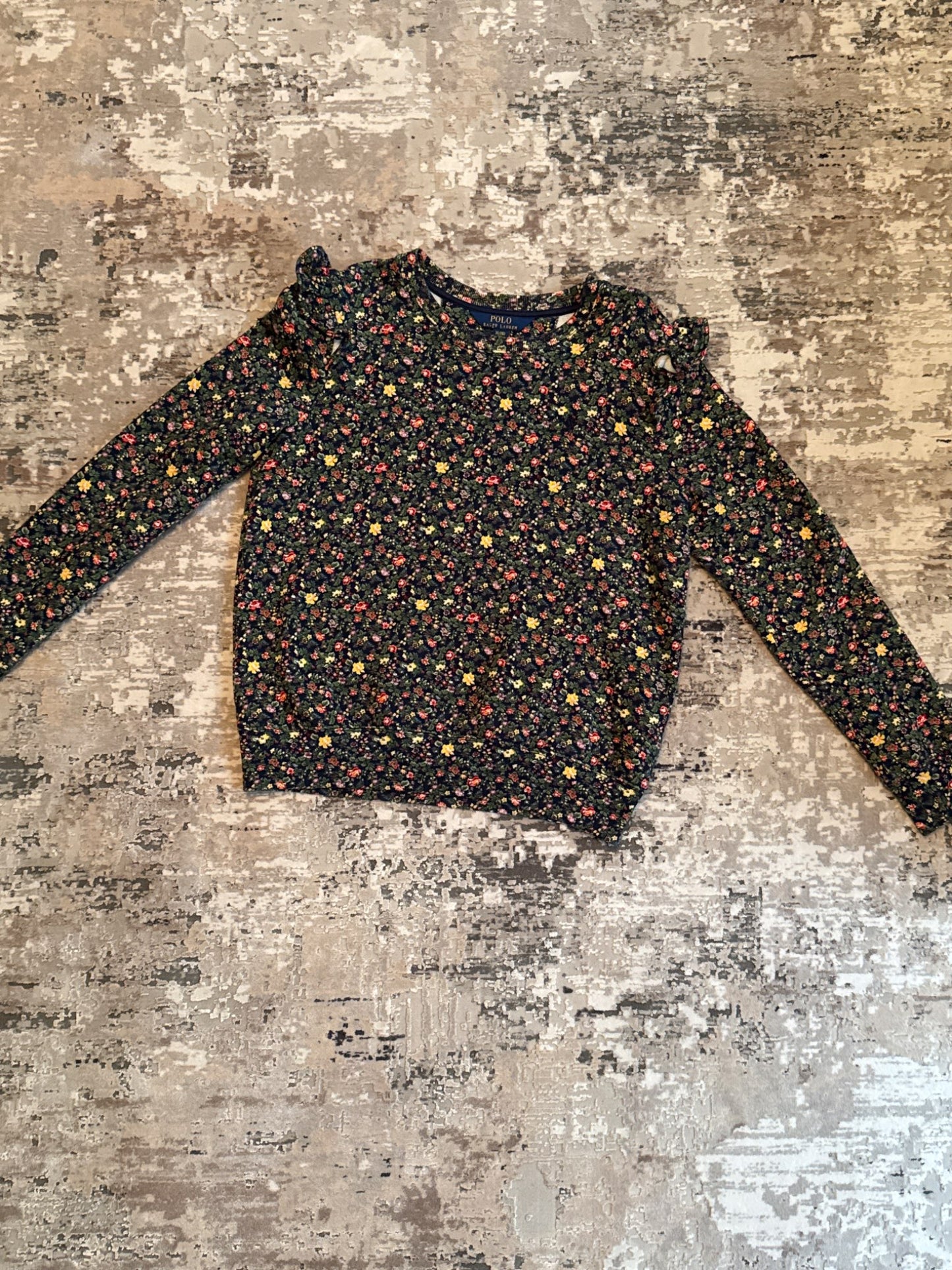 Ralph Lauren size 16 floral sweatshirt