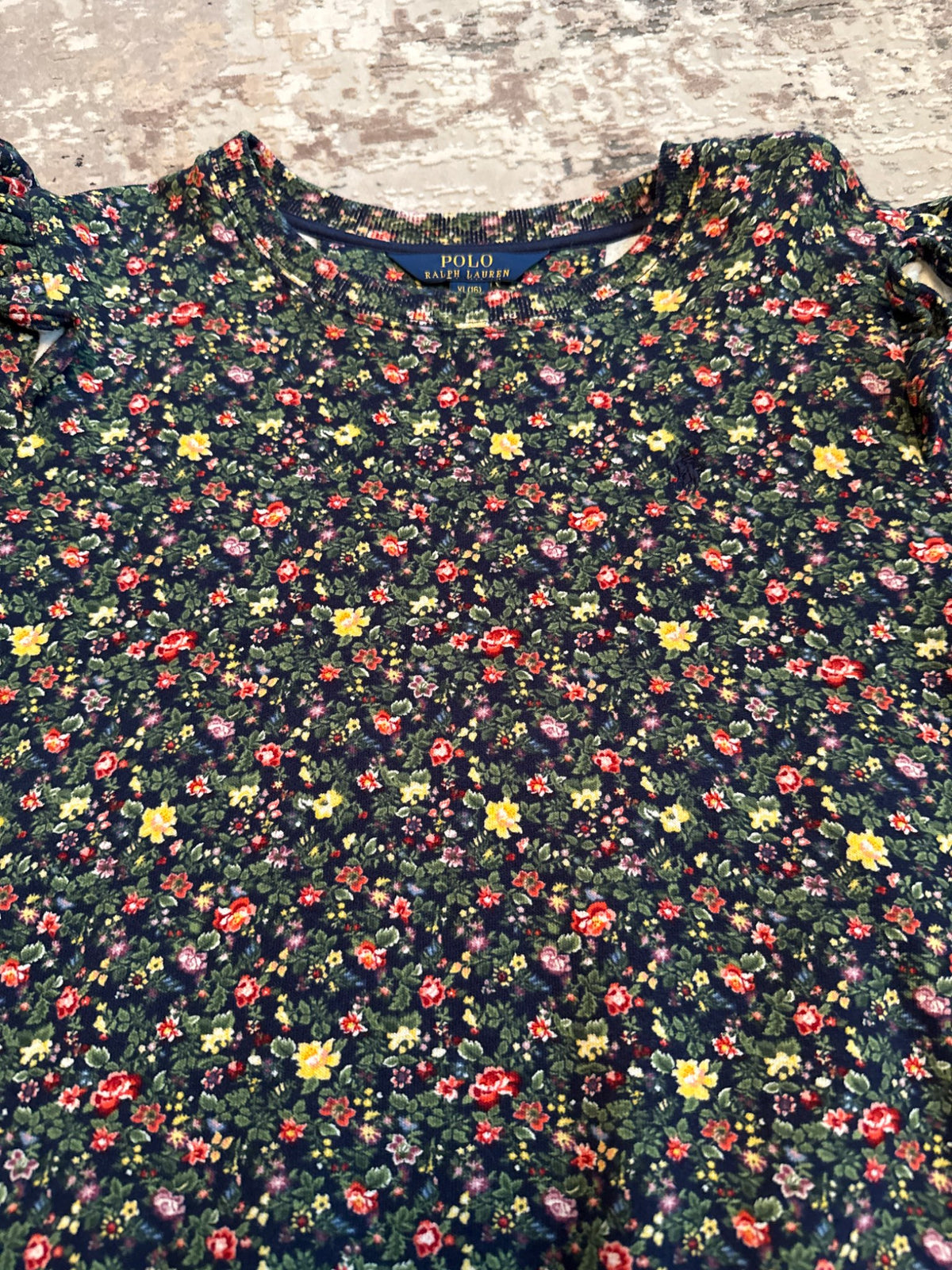 Ralph Lauren size 16 floral sweatshirt, Kids 16