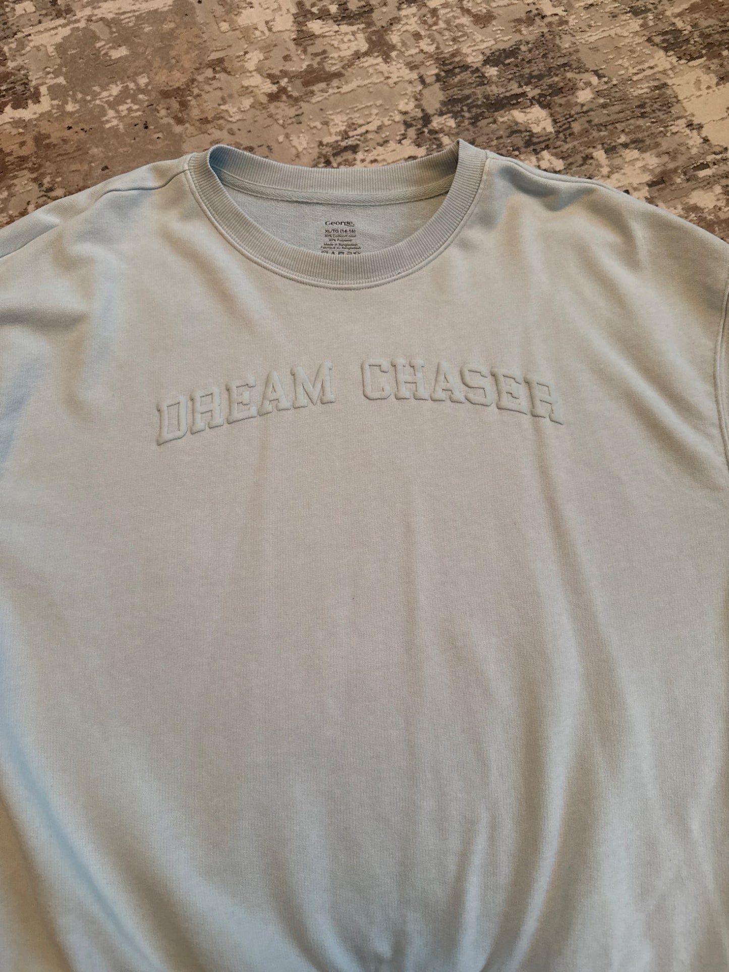 George size XL blue dream chaser sweatshirt , Kids 14