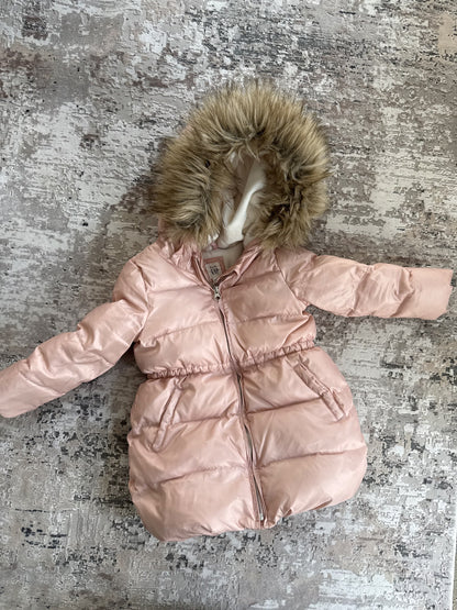 Baby Gap Size 4 pink Parka, Kids 4/4T