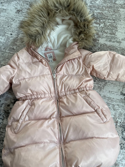 Baby Gap Size 4 pink Parka, Kids 4/4T