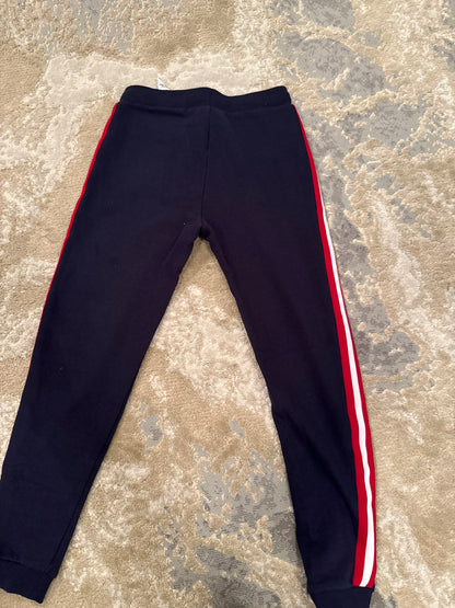Skechers size m 7-8 navy track pants , Kids 7