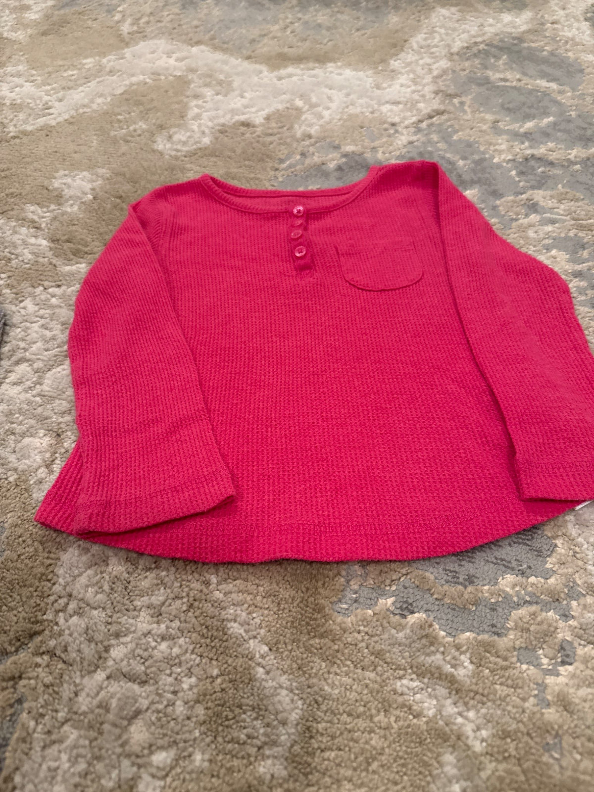 Joe fresh size 3 pink& gray long sleeve shirts, Kids 3T