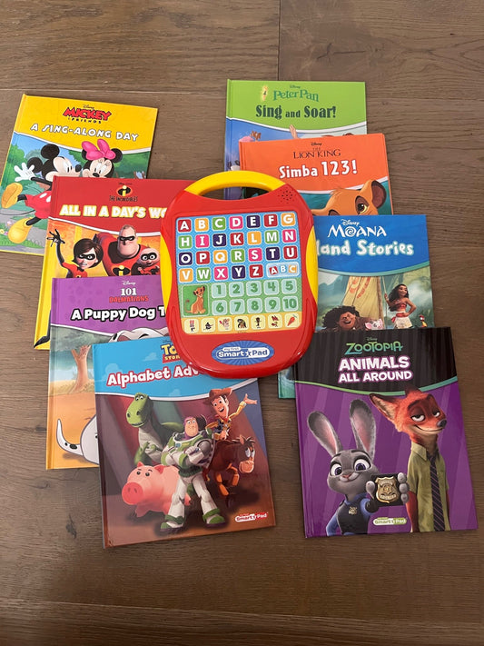 Disney Book Set with interactive activity pad