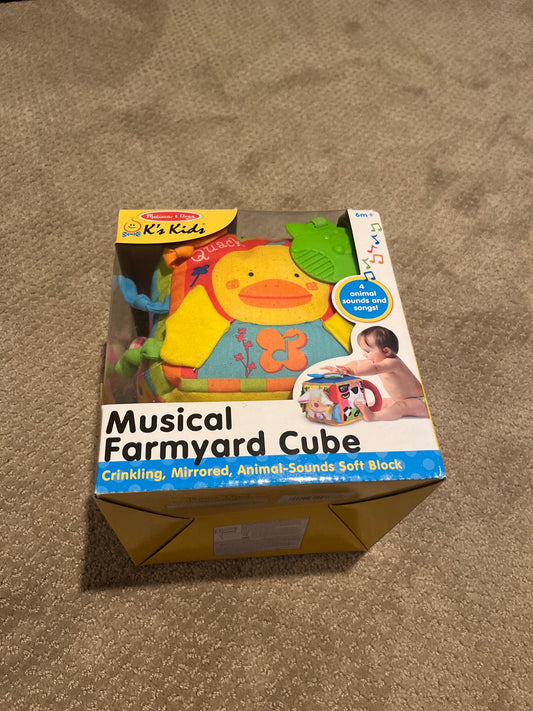 Melissa & Doug Musical Farmyard Cube