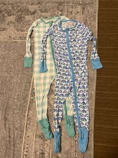 Little Sleepies Footie Pajamas Set of 2 (18-24m), Kids 24 Month (18-24M)