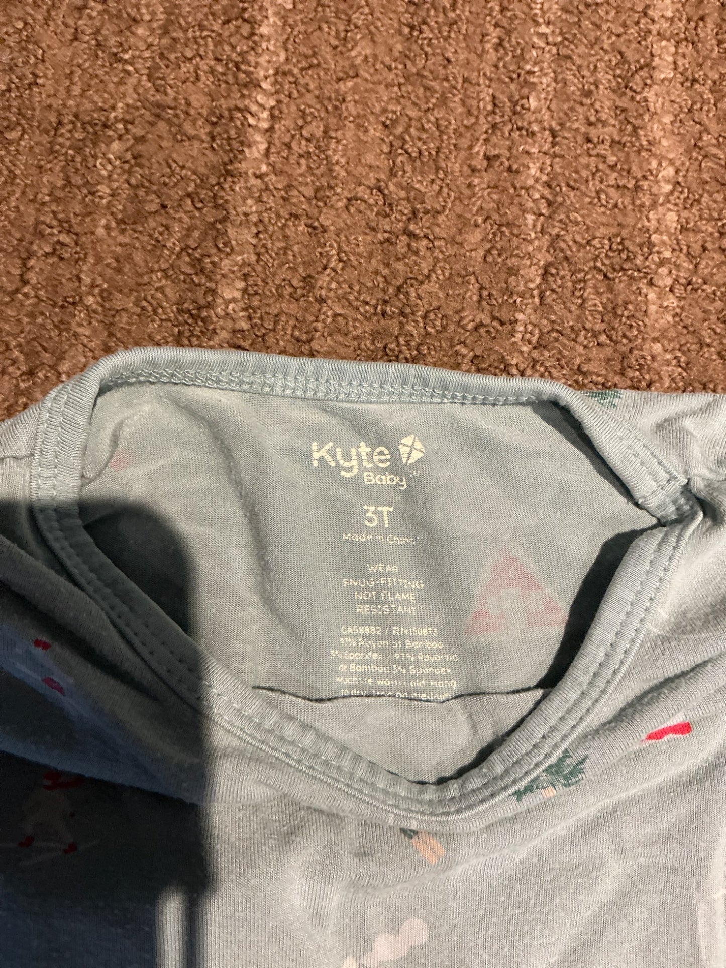 Kyte bamboo pajamas - 3T Alpine print, Kids 3T