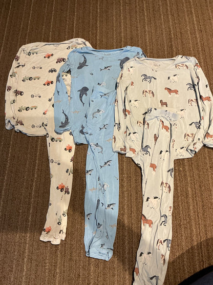 Kyte Bamboo pajamas 4T - set of 3, Kids 4/4T