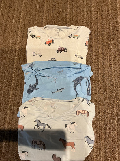 Kyte Bamboo pajamas 4T - set of 3, Kids 4/4T
