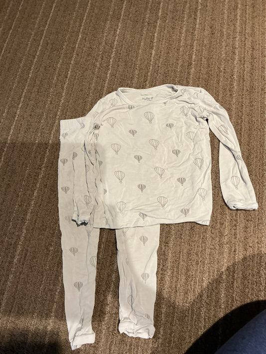 Kyte bamboo pajamas 2T, hot air balloons , Kids 2T