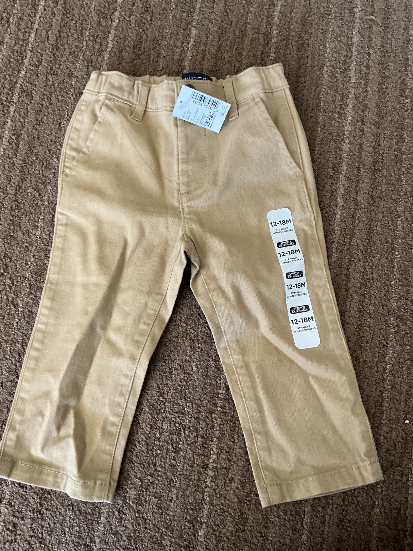 Toddler chino pants 12-18m, NWT, Kids 18 Month (12-18M)
