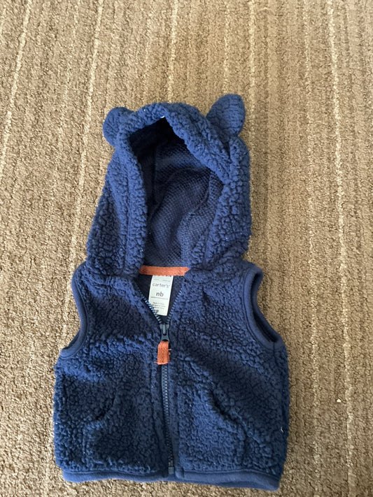 Baby hooded vest - NB size, Kids Newborn