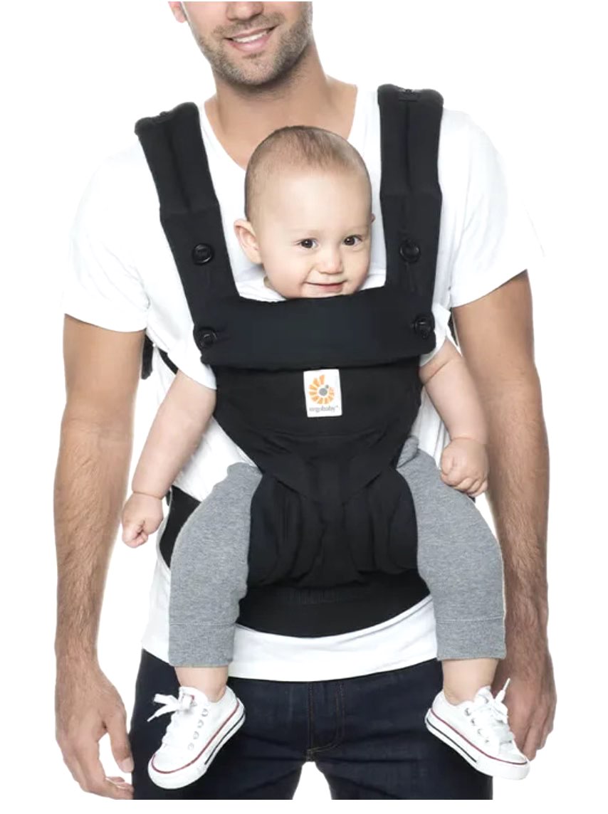 Ergobaby 360 multi position baby carrier, with infant insert.