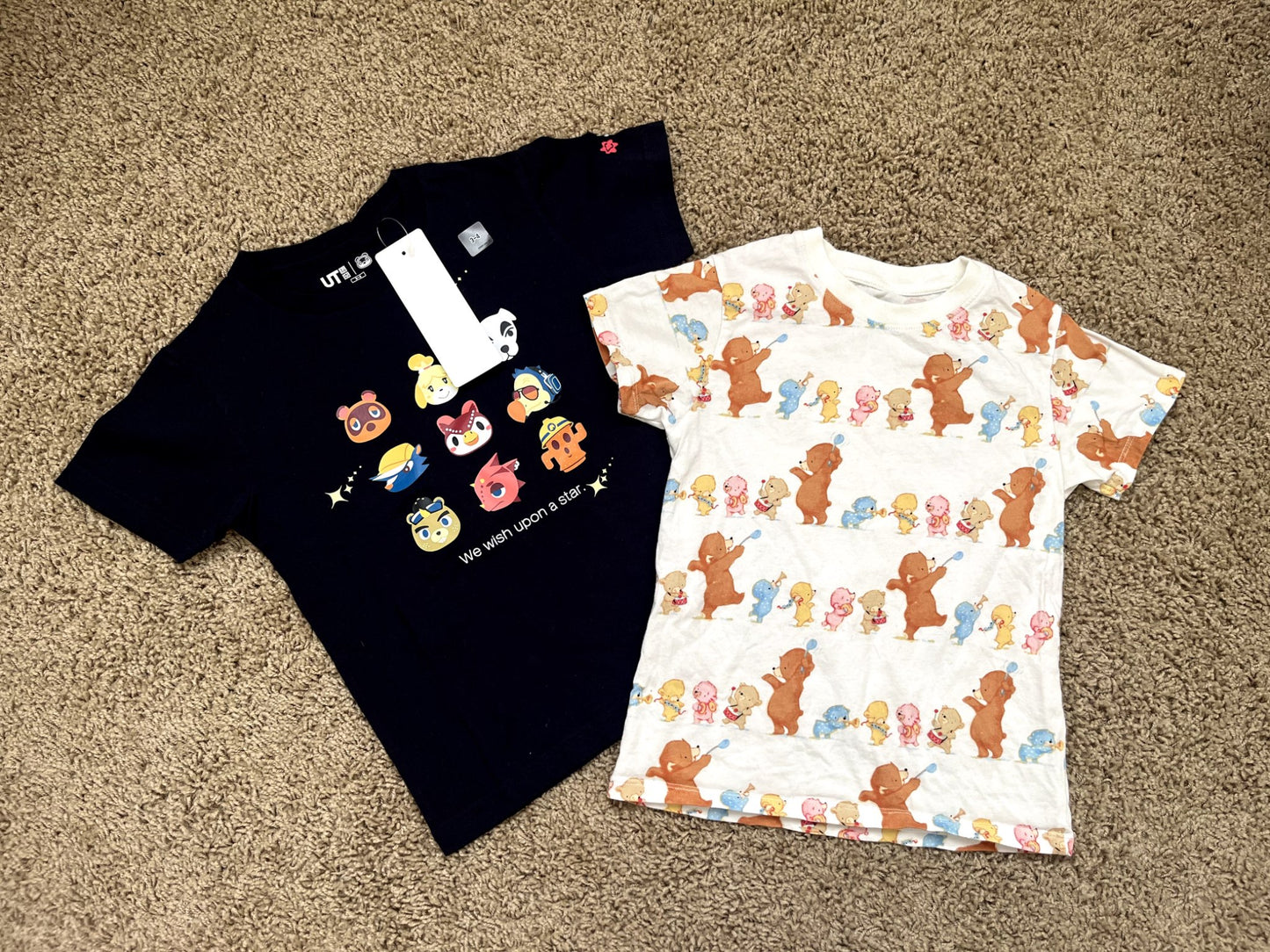 Uniqlo, t-shirts x2, 3-4 years, Kids 3T