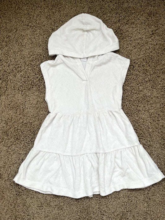Gap, white, hooded swim towel, 4T, Kids 4/4T