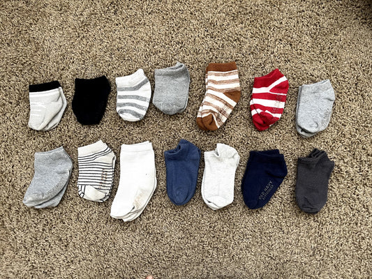 Boy, socks, see description for sizes
