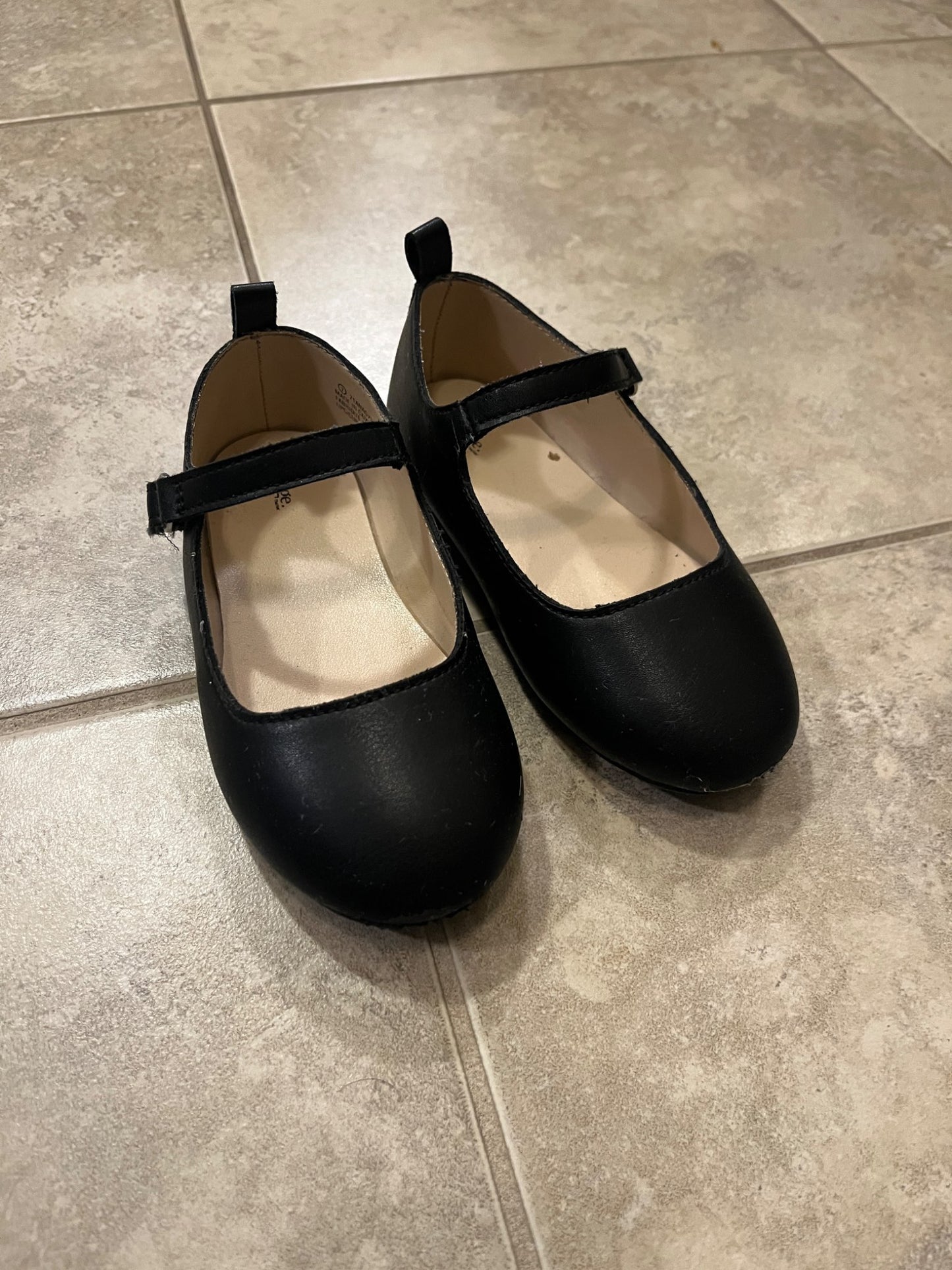Girl, Black, dress shoes, 7, Shoes 7 (Walkers:12-24 mth)
