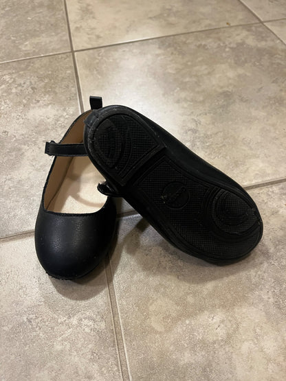 Girl, Black, dress shoes, 7, Shoes 7 (Walkers:12-24 mth)