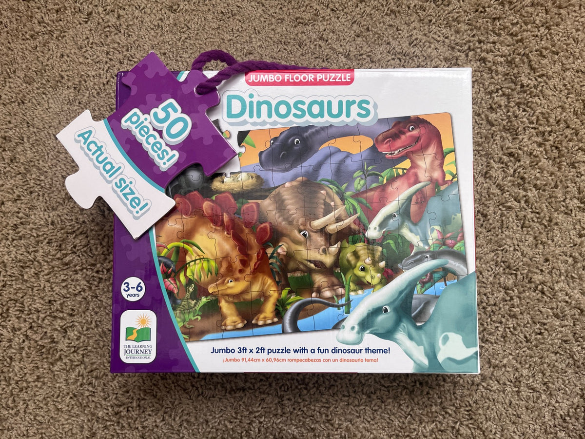 The Learning Journey, Jumbo Floor Puzzle, Dinosaurs