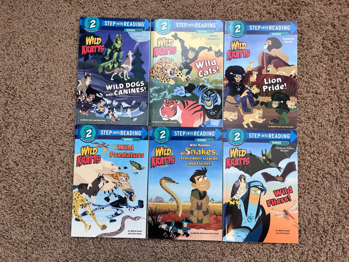 Wild Kratts Level 2 book bundle