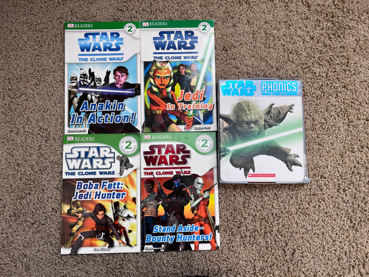 Star Wars Level 2 and Phonics book bundle