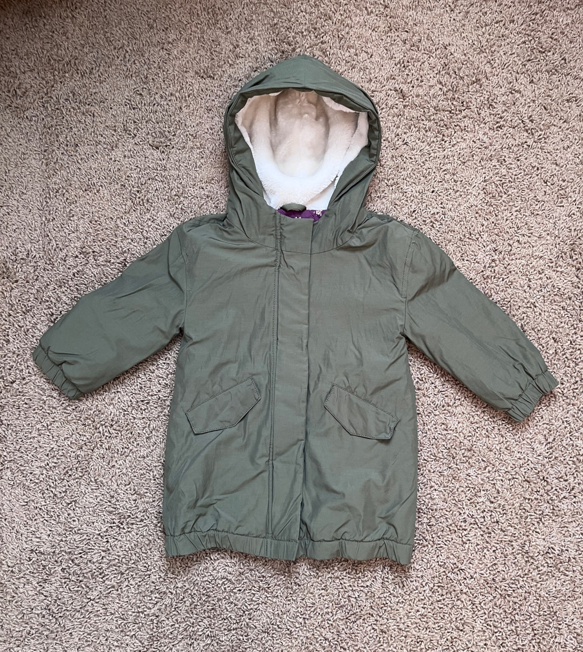 Baby Gap, Green Coat, 3T, Kids 3T