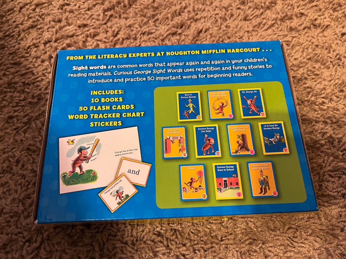 Curious George Sight Words