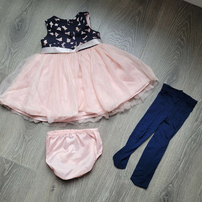 Iris & Ivy Formal Dress - 3 Piece Set, Kids 12 Month (9-12M)