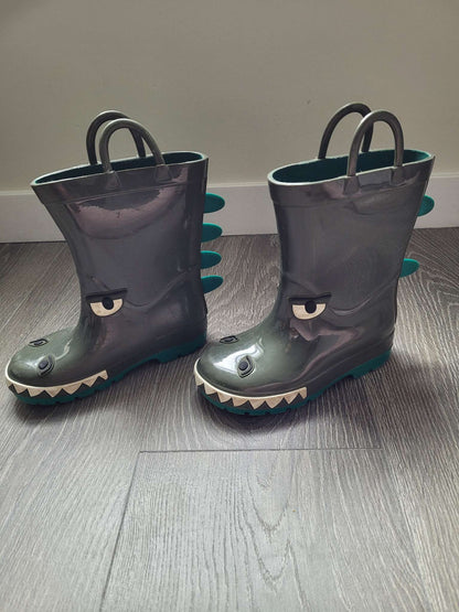 Green Dragon Rain Boots Size 11, Shoes 11 (Toddler:2-4yr)
