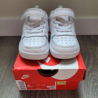 Toddler Nike White Shoes Size 6, Shoes 6 (Walkers:12-24 mth)