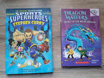 Sports Superheroes & Dragon Masters (Bundle of 2 Books)