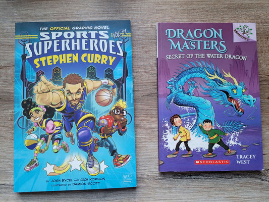 Sports Superheroes & Dragon Masters (Bundle of 2 Books)