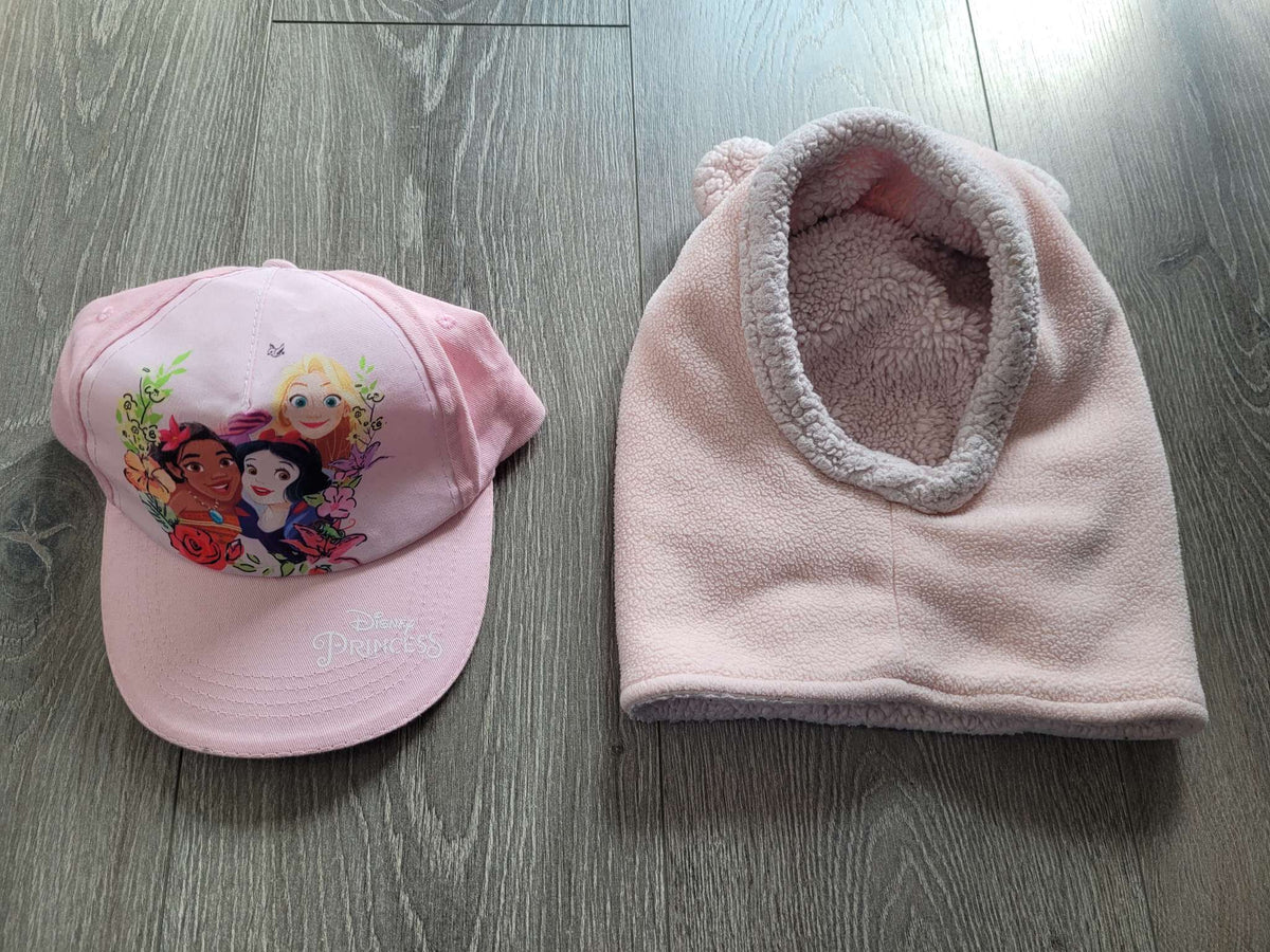 Bundle of 2 Girls' Pink Headwear